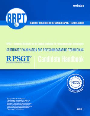 Fillable Online RPSGT: Respected Worldwide as the Leading Credential ...