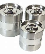 Image result for steel canister