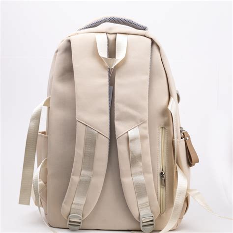 School Backpack (7001) - Cream — Mango