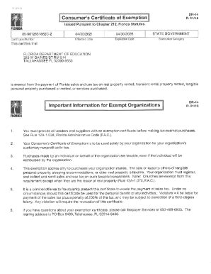 FL DR-14 2018-2026 - Fill out Tax Template Online