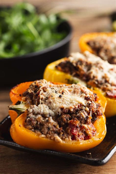 Stuffed Peppers Without Rice: Zesty and High Protein - Buena Wellness
