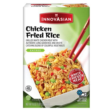 InnovAsian Chicken Fried Rice Frozen Asian Meal, 18 oz - Walmart.com ...