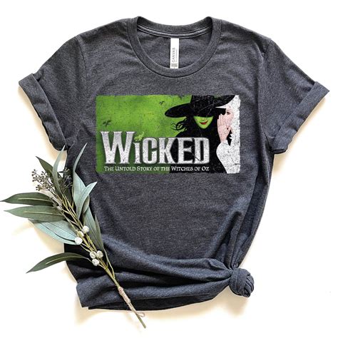 WICKED Broadway Musical T-shirt Witch Shirt Halloween Shirt - Etsy