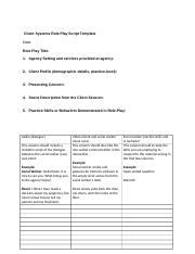 Image result for Social Worker Role Play Introduction Style