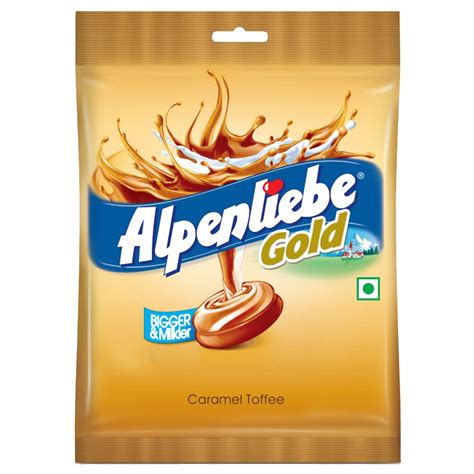 Alpenliebe Gold, Caramel Candy, 156 g (40 Pieces) : Amazon.in: Grocery ...