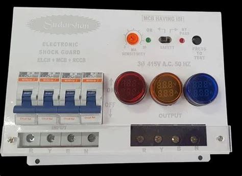 Three Phase ELCB RCCB MCB. - Three Phase Shock Guard ELCB MCB RCCB 63A ...