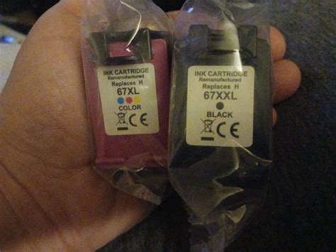 HP 67XL 2-Pack High Yield Ink Cartridges - Black/Tri-color (3YP31BN) | eBay