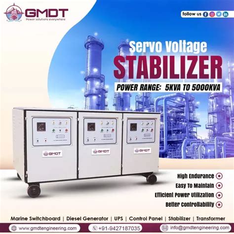 Top 10 Servo Voltage Stabilizer Manufacturer Company In India - GMDT ...