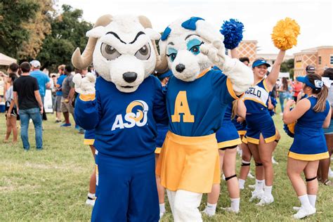 ASU Cheer and Mascots · Angelo State University