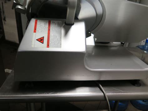 Bizerba Model GSP H Meat Slicer, 13-Inch w/ Table (Works - See Video)