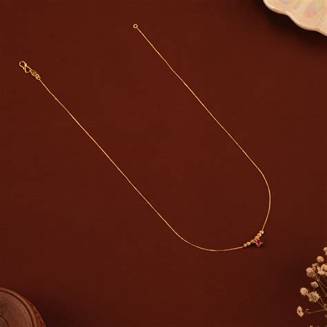 Elegant Design Gold Chain Accessory | Sri Anu Jewellers