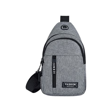 MOMISY Sling Chest Bag For Men Waterproof Sling Backpack Bag Cross bod ...