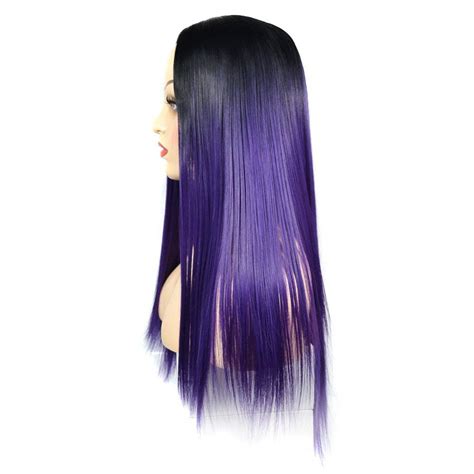 JYS Woman's Long Straight Neat Bang Hair Wig,Pretty Girl Fashion Hair ...