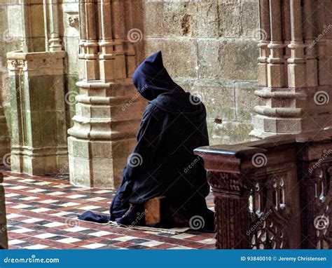 Catholic Monk Praying