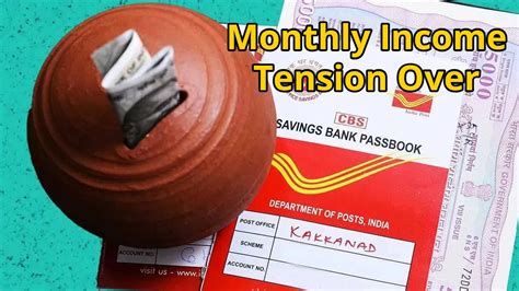 Invest once in a Post Office scheme and earn up to ₹9,250 per month ...