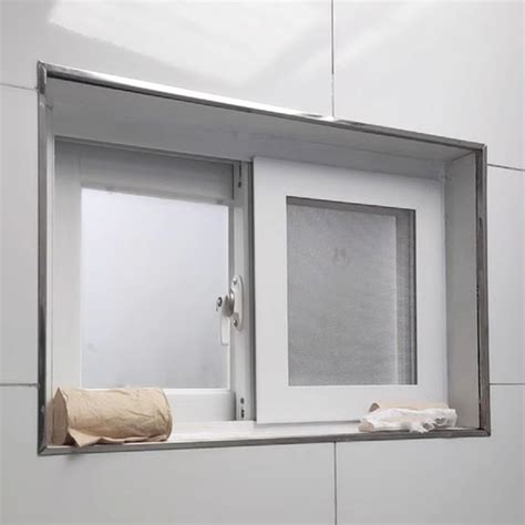 Frosted Glass Horizontal Sliding Aluminum Window for Bathroom Privacy ...