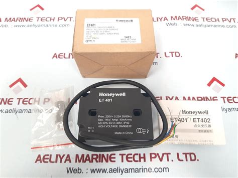Honeywell Et 401 Single Phase Ignition Transformer Ip40 – Aeliya Marine