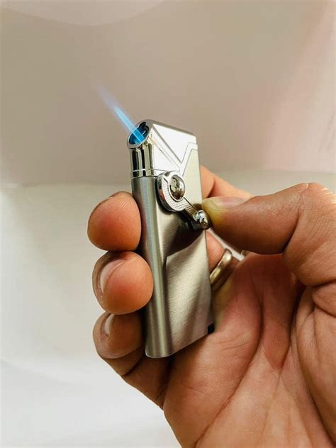 Benjoy Cigarette Lighter Metallic Steel Gas Lighters Jaguar Shape ...
