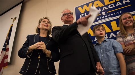 Who is Tim Walz's wife? Learn about VP candidate's partner, family