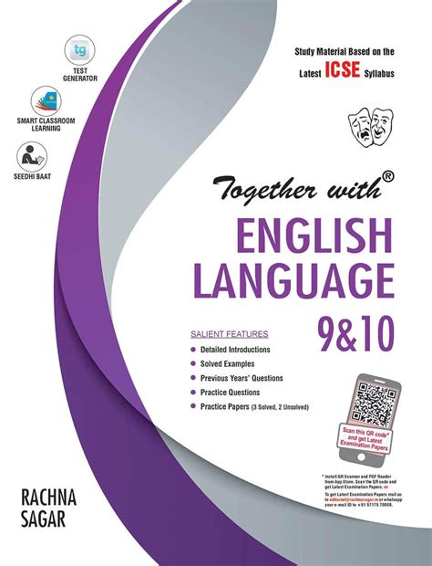 Together With Icse English Language Study Material For Class 9 & 10 : A ...