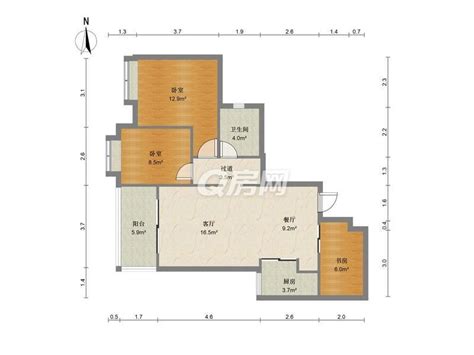 77平的小户型二居室，次卧做全屋榻榻米设计，太实用了_空间_客厅_卫生间