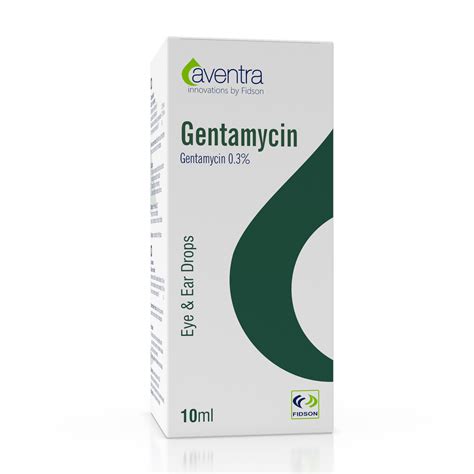 Gentamicin 0.3% Eye/Ear Drops – Fidson Healthcare Plc.