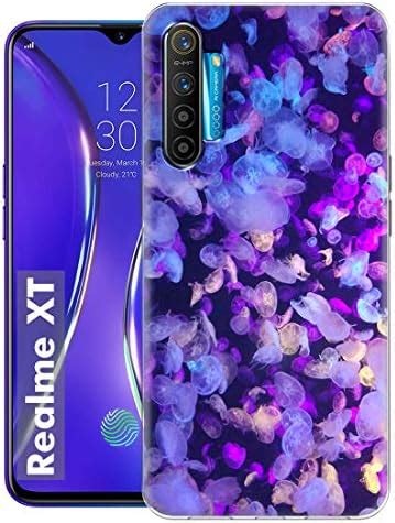 Fashionury"Jelly Fish Designer Soft Silicone Back Cover for Realme XT ...