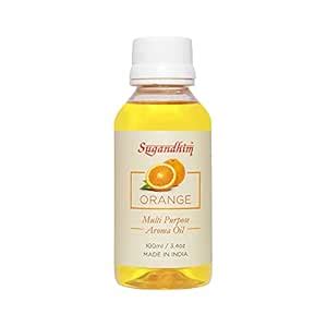Sugandhim Multipurpose Aroma Oil Orange(santra), 1 x 100ml, Natural Oil ...