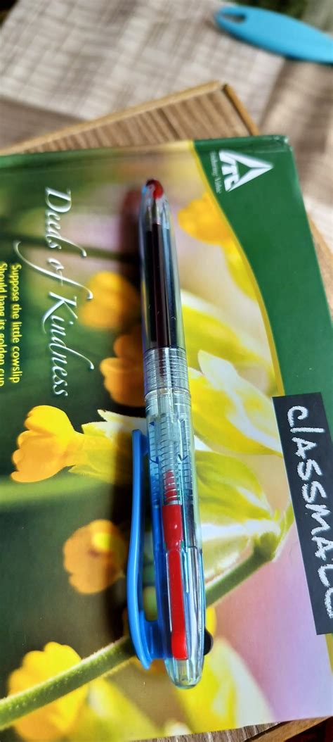 Hauser 4 In 1 Retractable Ball Pen Box | Durable Transparent Body | 4 ...