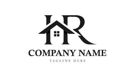 IR-Immobilienhaus oder Hausbuchstabe-Logo-Designvorlage | Premium Vektor