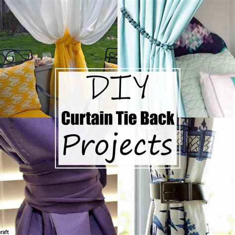 24 DIY Curtain Tie Back Projects For Your Home - All Sands