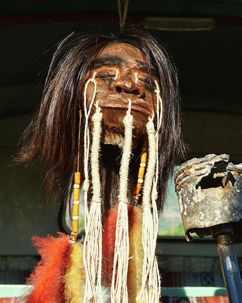 shrunken head photograph by ely arsha