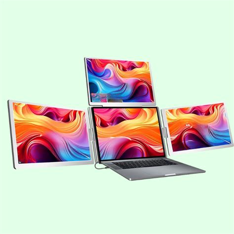 RIITEK 15" Tri-Monitor Portable Laptop Screen Extender Display– Riitek