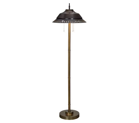 River of Goods 65.75"H Antique Bronze Floor Lamp - QVC.com
