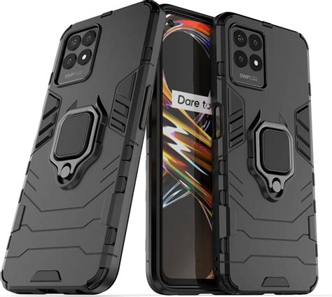 Spazy Case® Realme 8i / Realme Narzo 50 Back Cover | Dual Layer Armor ...