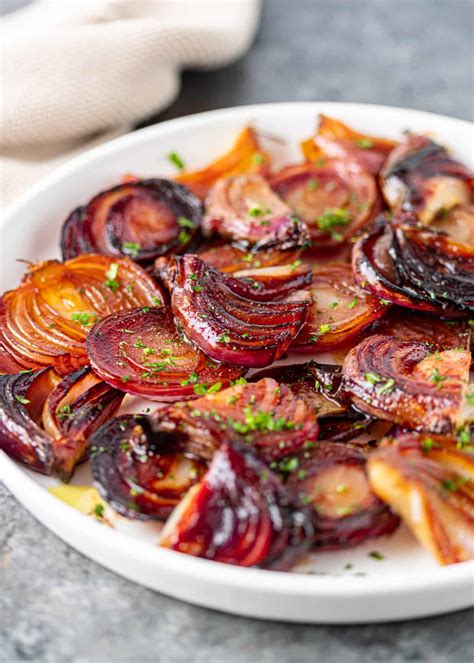 Slow Roasted Red Onions | Kevin Is Cooking