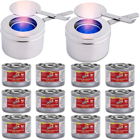 Amazon.com: Chafing Dish Fuel Cans and Fuel Holders kit – Includes 12 ...
