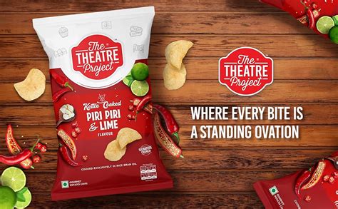 The Theatre Project Kettle Cooked Peri Peri & Lime Potato Chips Spicy ...