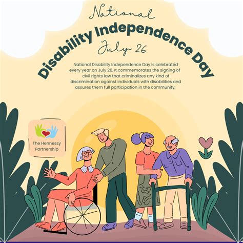July 26 - National Disability Independence Day - Hennessy Partnership