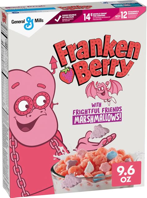 Amazon.com: General Mills Cereal Monsters Cereal 4 Count (Franken Berry ...
