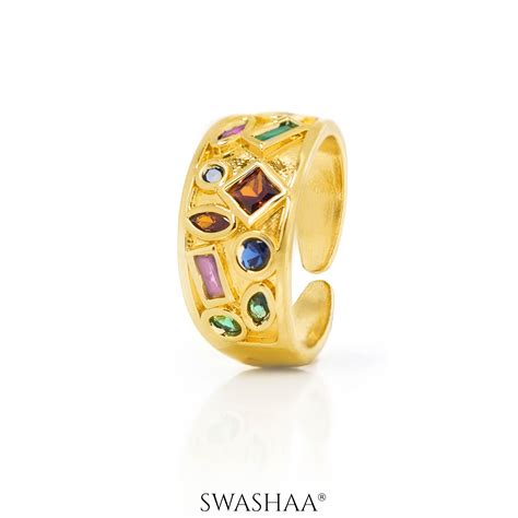 Rasam Diamond Ring | Swashaa Jewellery