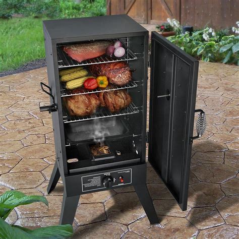 Gas Smoker Grill LP Propane Vertical Outdoor BBQ