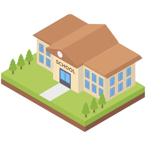 School - Free buildings icons