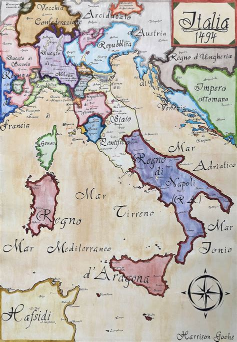 Italian Renaissance Map Italy | Facts, Geography, History, Flag, Maps,