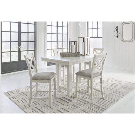 Signature Design by Ashley Caitbrook Gray Counter Height Dining Table ...