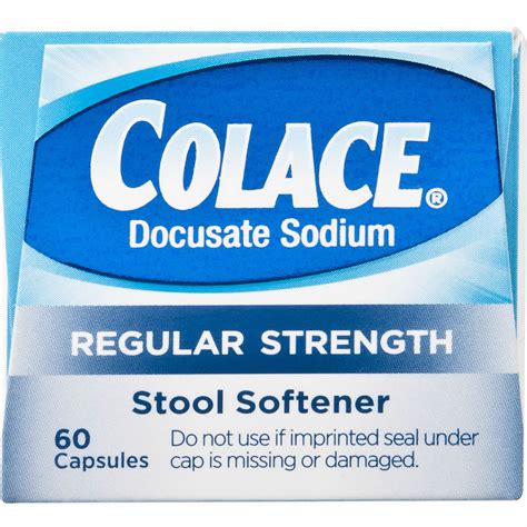 Colace - Uses, Active Ingredients, Dosage and Side Effects