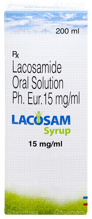 Lacosam 15 Mg Syrup 200 Ml - Uses, Side Effects, Dosage, Price | Truemeds