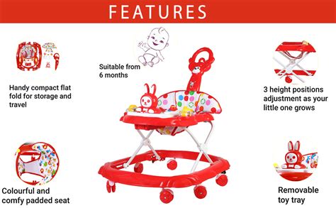 Buy GoodLuck Baybee Kito Plus Round Baby Walker for Kids | Music ...