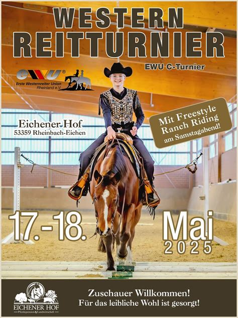 EWU Westernreitturnier, Eichen 1, 53359 Rheinbach, Germany, 17 May 2025 ...