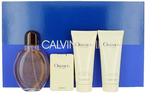 Calvin Klein Obsession, 4 Piece Gift Set for Men - Walmart.com